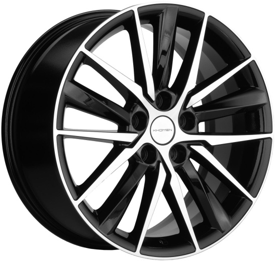 Фото Khomen Wheels KHW1807 (A6/Q5) 8x18 5x112 ET39 dia 66,6 black-FP