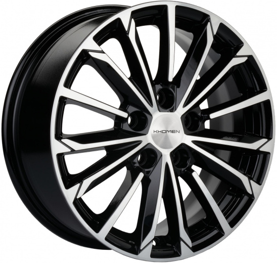 Фото Khomen Wheels KHW1611 (Huyndai/Mazda) 6,5x16 5x114,3 ET45 dia 67,1 black-FP