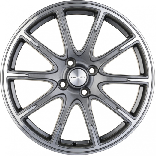 Фото Khomen Wheels KHW1707 (XRay) 6,5x17 4x100 ET41 dia 60,1 gray-FP