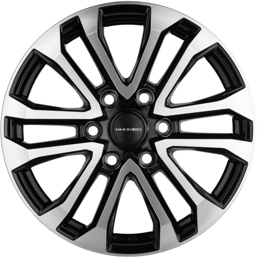 Фото Khomen Wheels KHW1805 (LC Prado) 7,5x18 6x139,7 ET25 dia 106,1 black-FP