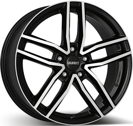 Фото DEZENT TR dark 8x18 5x112 ET46 dia 57.1 black polished