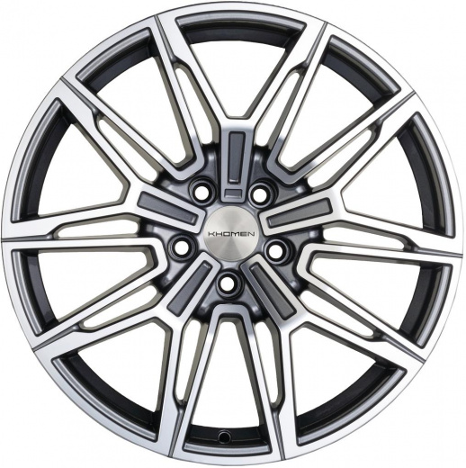 Фото Khomen Wheels KHW1904 (3/4/5/6 series) 8,5x19 5x112 ET30 dia 66,6 gray-FP Россия