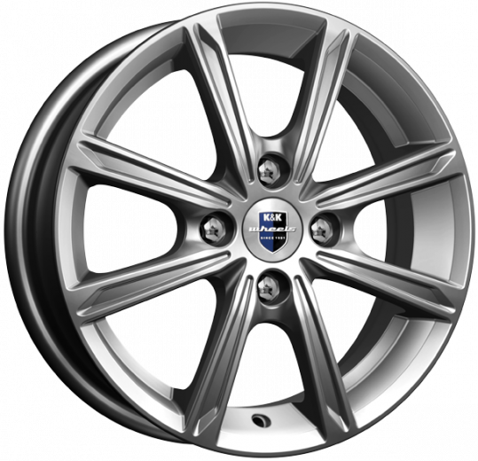 Фото K&K Флэш 5x14 4x100 ET49 dia 54,1 дарк платинум Россия