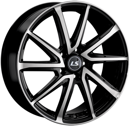 Фото LS Wheels 1290 7x17 5x100 ET55 dia 56,1 BKF