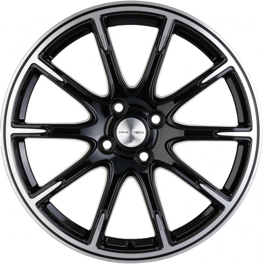 Фото Khomen Wheels KHW1707 (XRay) 6,5x17 4x100 ET41 dia 60,1 black-FP
