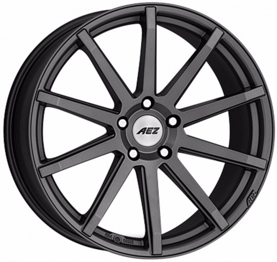 Фото AEZ Straight dark 8x18 5x112 ET48 dia 70,1 matt graphite