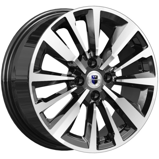 Фото K&K Эрман 6,5x16 4x100 ET50 dia 60,1 алмаз черный