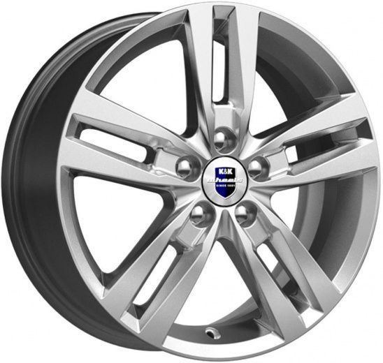 Фото K&K Rassvet 6.5x16 5x114.3 ET45 dia 66.1 сильвер SK