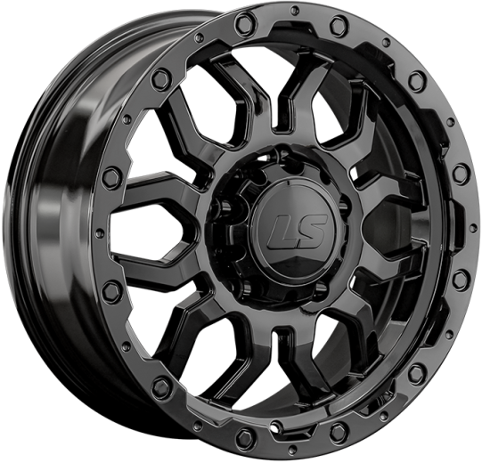 Фото LS Wheels 1285 8x17 5x150 ET45 dia 110,1 BK