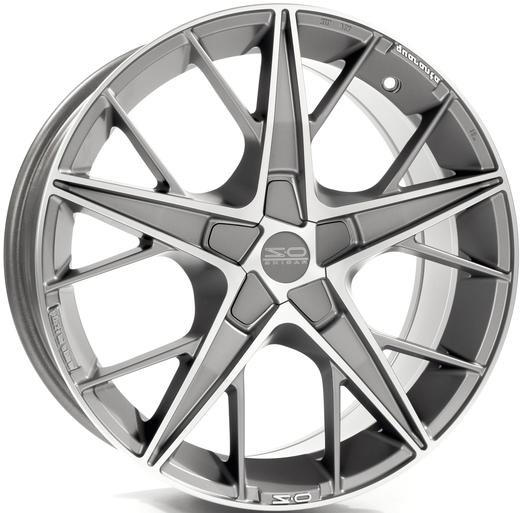 Фото OZ Racing Quaranta 5 8,5x19 5x112 ET44 dia 75 grigio corsa diamond cut