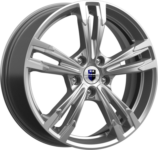 Фото K&K Karrera Light 7x18 5x112 ET43 dia 57,1 брайт дарк платинум