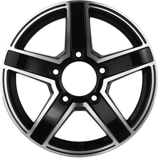 Фото Khomen Wheels KHW1614 (Niva 4x4 Bronto) 6,5x16 5x139,7 ET35 dia 98,5 black-FP