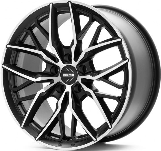 Фото Momo Spider 8,5x19 5x112 ET30 dia 66,6 matt black polished