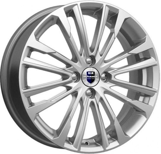 Фото K&K Сильверстоун 6.5x17 4x100 ET40 dia 67.1 сильвер SK