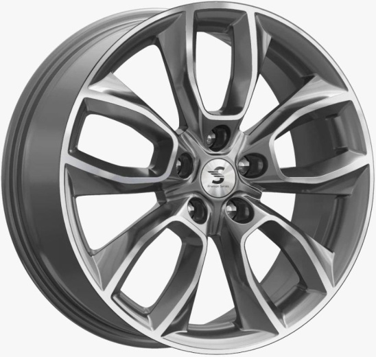 Фото K&K Premium Series КР001 (18_Outlander) 7x18 5x114,3 ET38 dia 67,1 diamond gloss graphite Россия