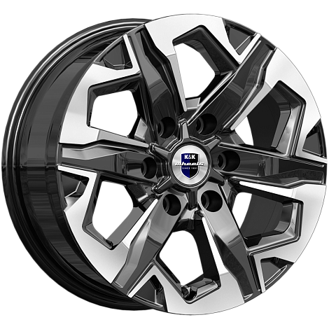 Фото K&K Тейт 7,5x17 6x139,7 ET30 dia 106,1 алмаз черный