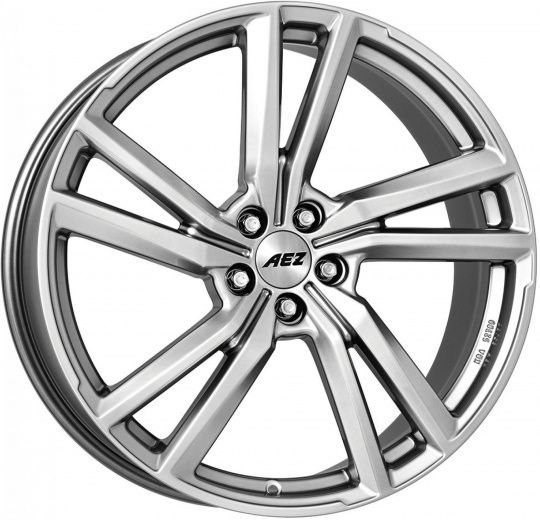 Фото AEZ North high gloss 8.5x20 5x112 ET45 dia 70.1 Hyper Silver