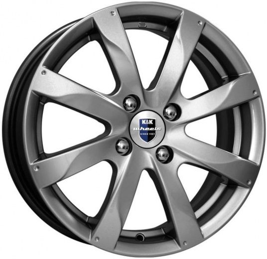 Фото K&K Джемини 6x15 4x100 ET38 dia 67,1 дарк платинум