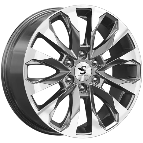 Фото K&K Premium Series КР007 Pajero Sport 8x20 6x139,7 ET38 dia 67,1 diamond gloss graphite