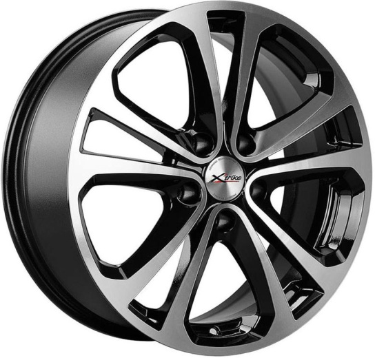 Фото X Trike X-113M 7x17 5x105 ET38 dia 56,6 BK/FP