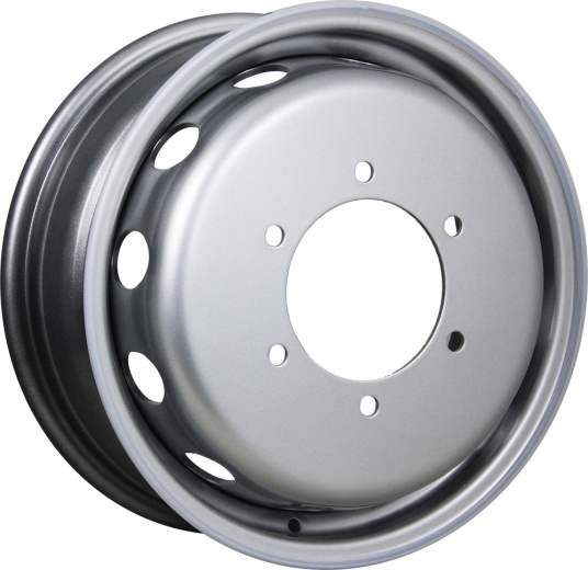 Фото Trebl 9197 FORD TRANSIT 3.2TDCi DRW, 3.5GTDi DRW 5,5x16 6x180 ET109,5 dia 138,8 silver