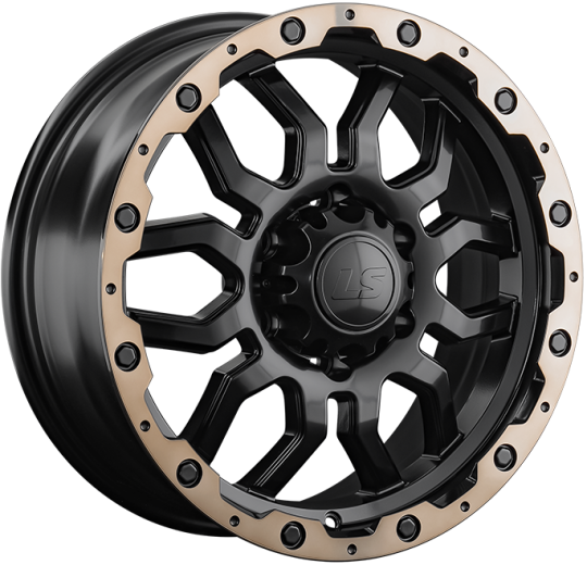 Фото LS Wheels 1285 7,5x17 6x139,7 ET38 dia 67,1 BKS+BZSL