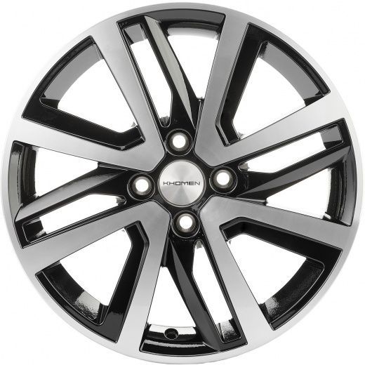 Фото Khomen Wheels KHW1609 (Stepway) 6x16 4x100 ET37 dia 60,1 black-FP