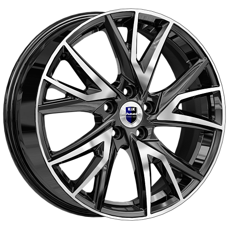 Фото K&K Кайлас 6,5x18 5x108 ET52 dia 60,1 алмаз черный