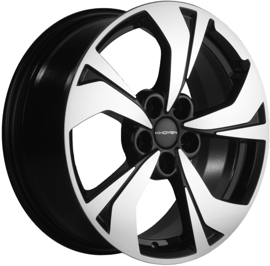 Фото Khomen Wheels KHW1724 (Jac/Москвич 3) 7x17 5x108 ET40 dia 54,1 black-FP