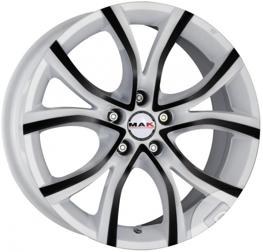 Фото MAK Nitro 5 7,5x17 5x108 ET45 dia 72 anod white black
