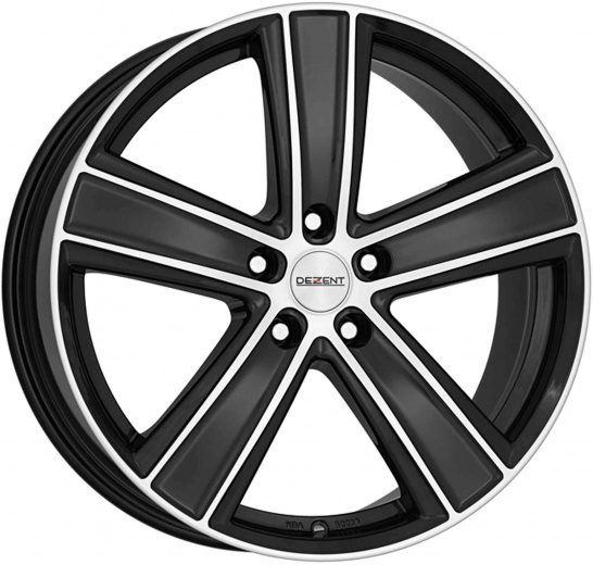 Фото DEZENT TH dark 7.5x17 5x112 ET32 dia 70.1 black polished