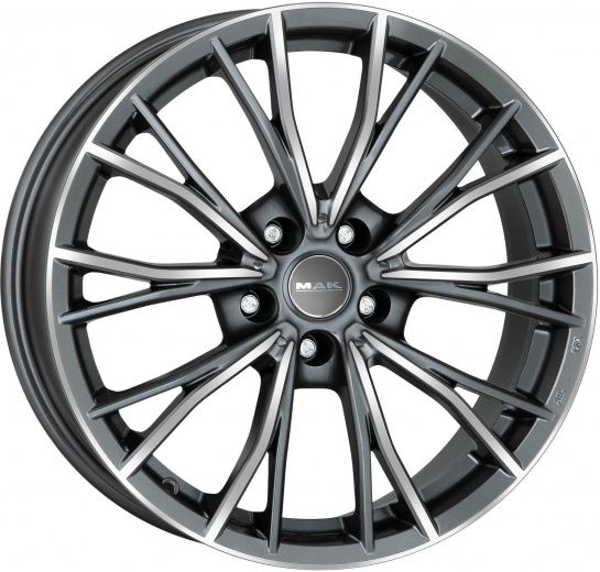 Фото MAK Mark 8x17 5x120 ET53 dia 72,6 gunmetal mirror face