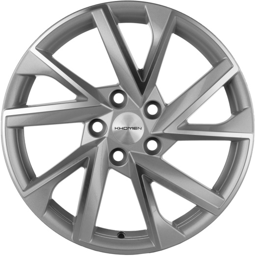 Фото Khomen Wheels KHW1714 (Kuga/Focus) 7x17 5x108 ET50 dia 63,3 F-silver-FP Россия