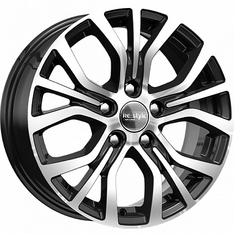 Фото iFree Replica КС736  (ZV 16_Action) SsangYong (КС736 (ZV 16_Action)) 6,5x16 5x112 ET40 dia 66,6 алмаз черный Россия