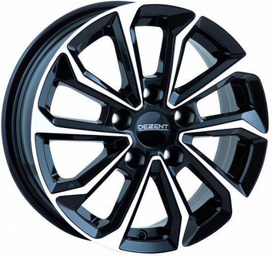 Фото DEZENT KS black polished 6,5x16 5x100 ET38 dia 57,1 black polished
