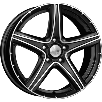 Фото K&K Барракуда 7,5x17 5x108 ET45 dia 63,3 алмаз черный