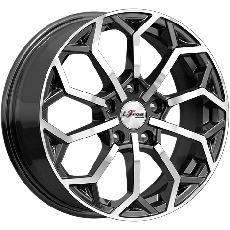 Фото iFree Спейс-Нидл 6,5x16 5x114,3 ET45 dia 67,1 блэк джек