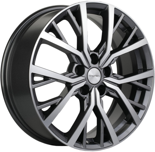 Фото Khomen Wheels KHW1806 (Outlander) 7x18 5x114,3 ET38 dia 67,1 gray-FP