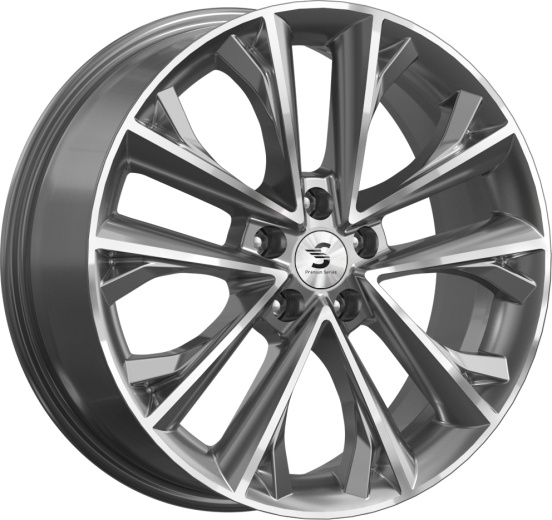 Фото Premium Replica Wheels КР012 7x18 5x112 ET45 dia 57,1 diamond gloss graphite