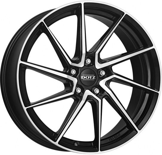 Фото DOTZ Spa dark 7,5x17 5x114,3 ET48 dia 71,6 black full polished