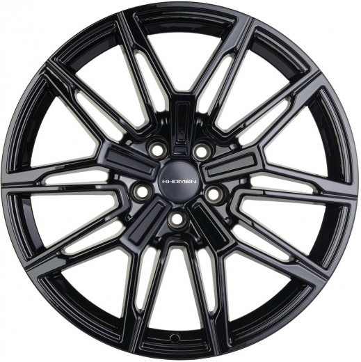 Фото Khomen Wheels KHW1904 (3/4/5/6 series) 9,5x19 5x112 ET40 dia 66,6 Black Россия