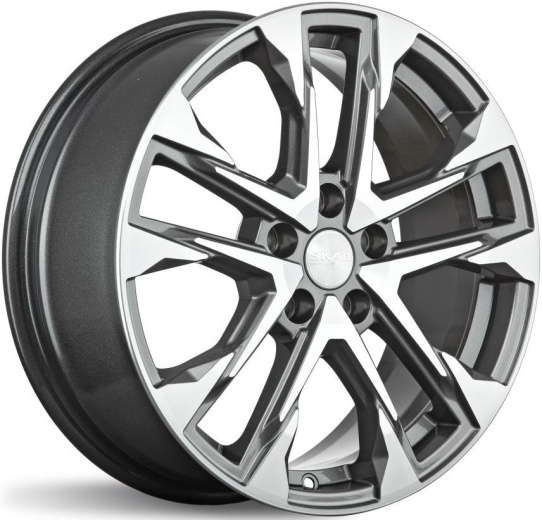 Фото Скад Атакор 7x17 5x110 ET35 dia 65,1 алмаз графит Россия