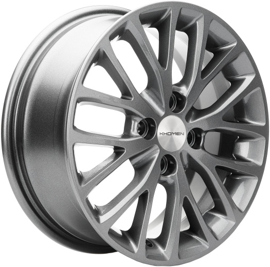 Фото Khomen Wheels KHW1506 (Rio/Solaris) 6x15 4x100 ET46 dia 54,1 gray