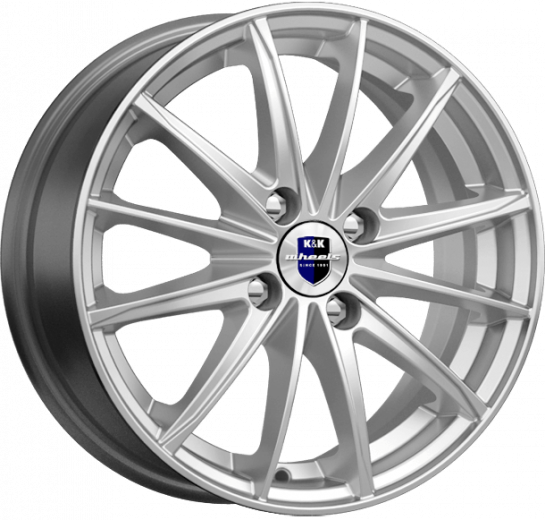 Фото K&K Пойнт Бланк 6x15 4x100 ET50 dia 60,1 сильвер Россия