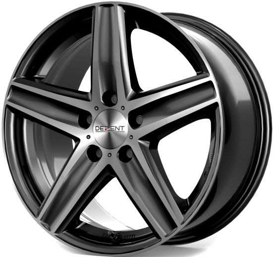 Фото DEZENT TG dark 7x17 5x112 ET40 dia 66.6 black polished