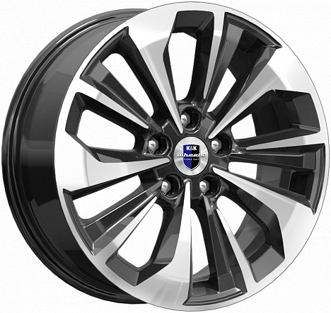 Фото K&K Авиор 7x17 5x108 ET45 dia 67,1 алмаз черный Россия
