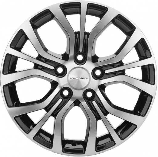 Фото Khomen Wheels KHW1608 (Multivan) 6,5x16 5x120 ET51 dia 65,1 black-FP