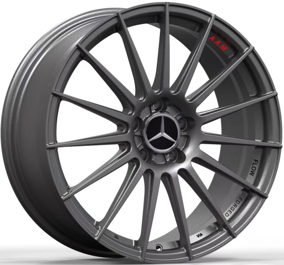 Фото Кованные диски Rennform Mercedes GLC 8,5x19 5x112 ET43 dia 66,6 серый матовый