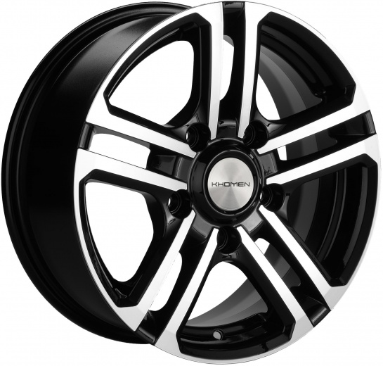 Фото Khomen Wheels KHW1602 (Niva 4x4 Bronto) 6,5x16 5x139,7 ET35 dia 98,5 black-FP