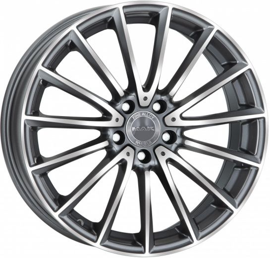 Фото MAK Komet 7,5x19 5x112 ET32 dia 66,6 gun met mirror face